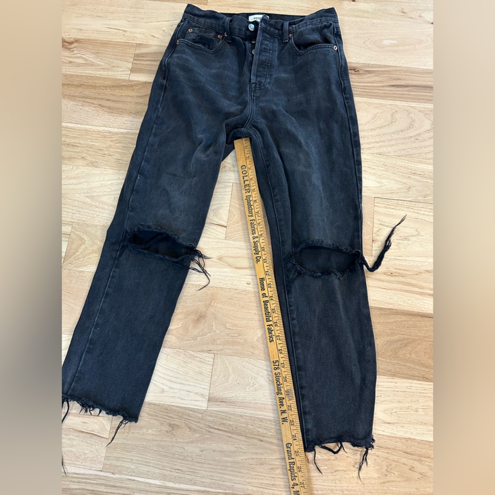 Pistola crop black denim size 27 - Picture 6 of 8